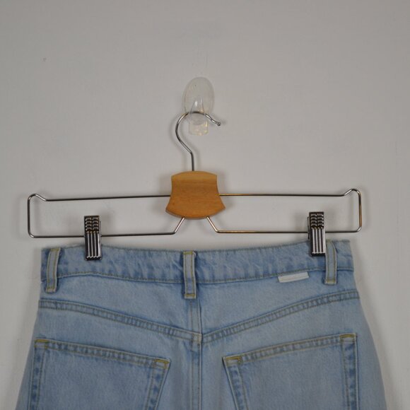 Boyish The Ziggy High Rise Button Fly Straight Leg Womens 24 Relaxed Blue Jeans - Picture 5 of 10